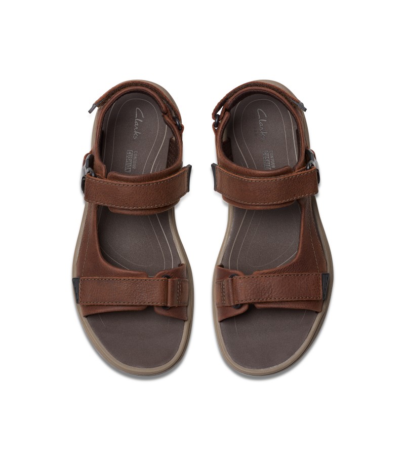 Clarks - Saltway Edge Dark Brown Leather