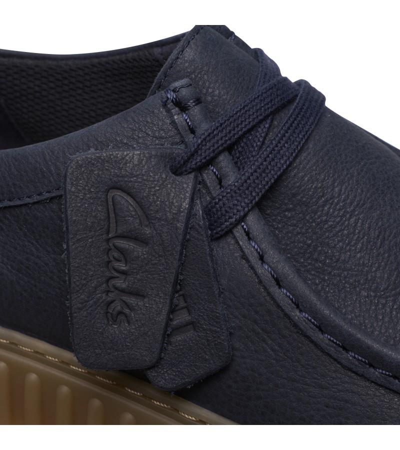 Clarks - Torhill Lo Navy Leather