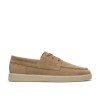 Clarks - Lockford Boat Dark Sand Suede