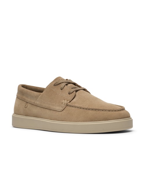 Clarks - Lockford Boat Dark Sand Suede