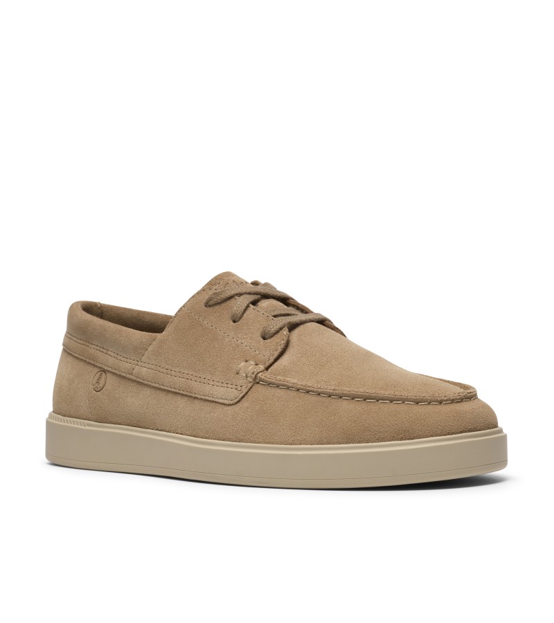 Clarks - Lockford Boat Dark Sand Suede