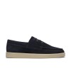 Clarks - Lockford Boat Navy Suede