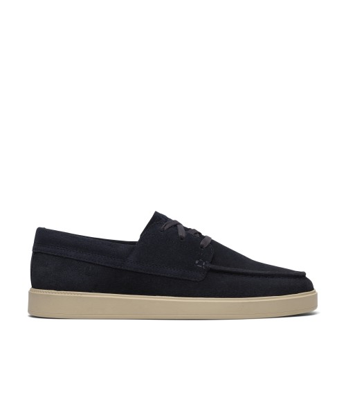 Clarks - Lockford Boat Navy Suede