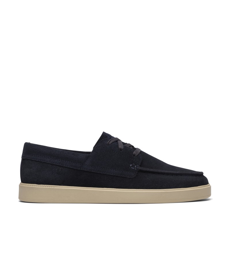 Clarks - Lockford Boat Navy Suede