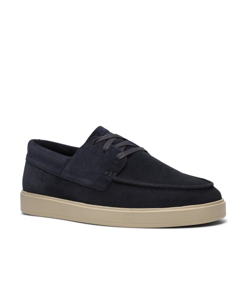 Clarks - Lockford Boat Navy Suede
