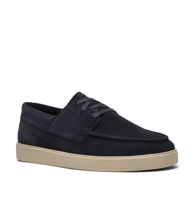 Clarks - Lockford Boat Navy Suede