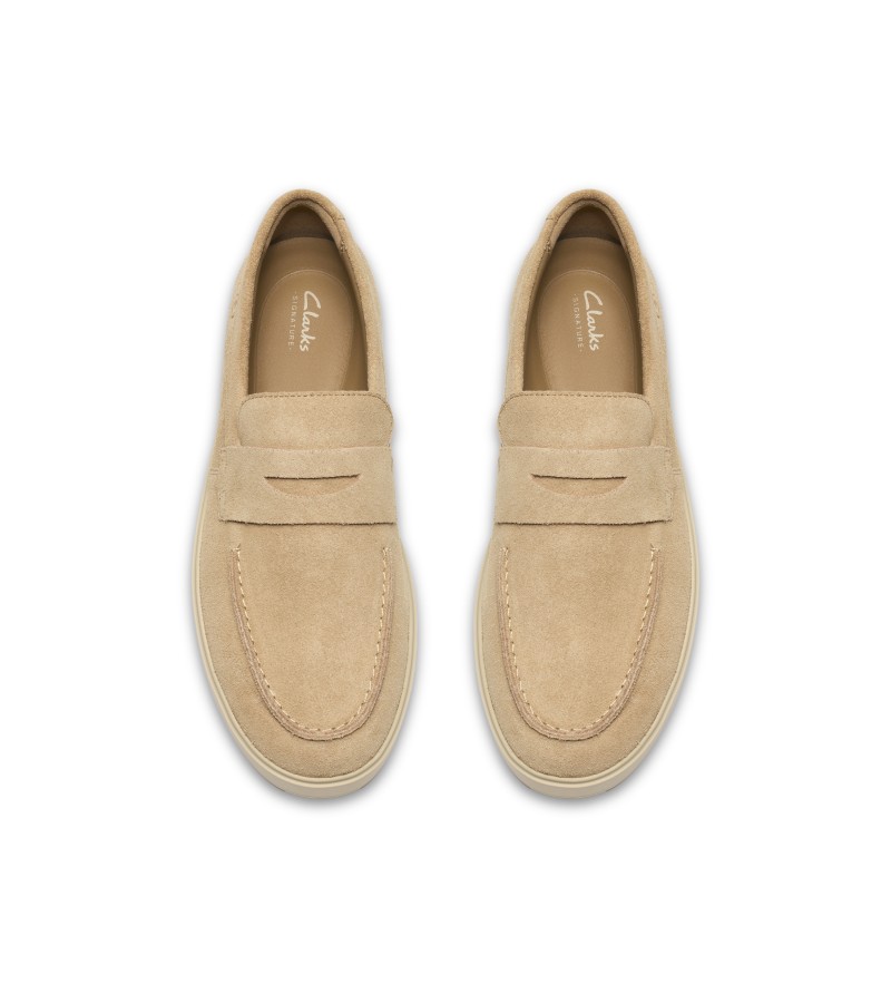 Clarks - Lockford Easy Dark Sand Suede