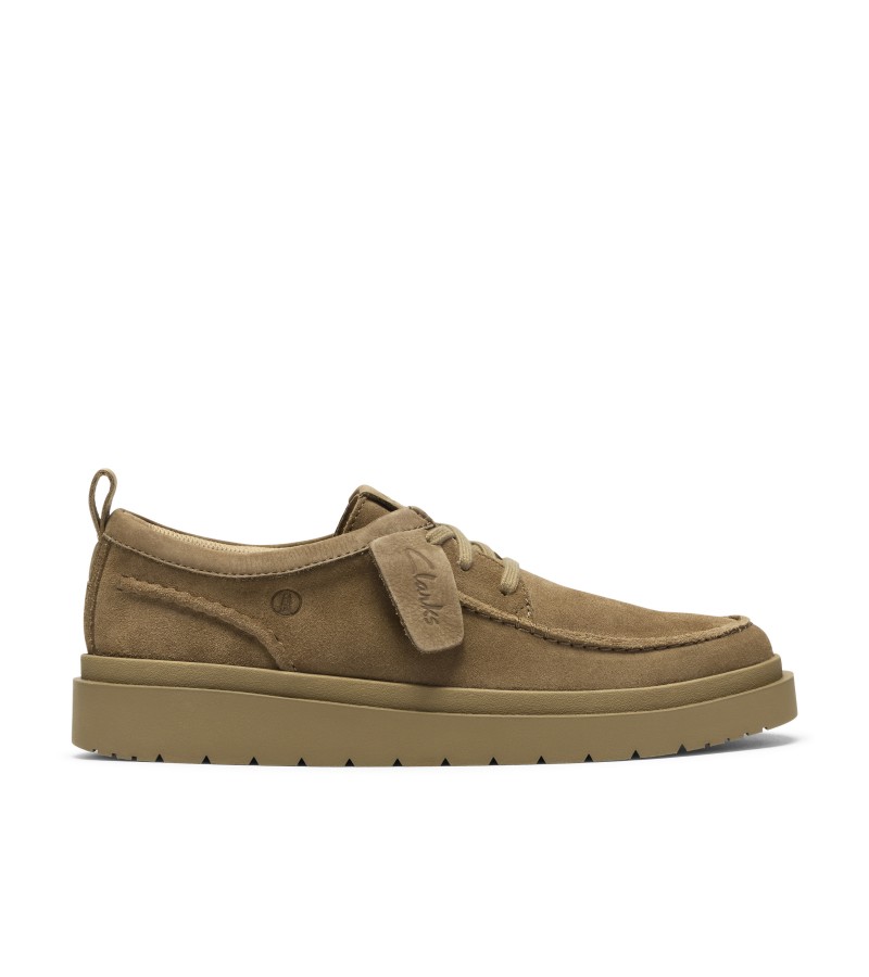 Clarks - Polden Moc Dark Sand Suede