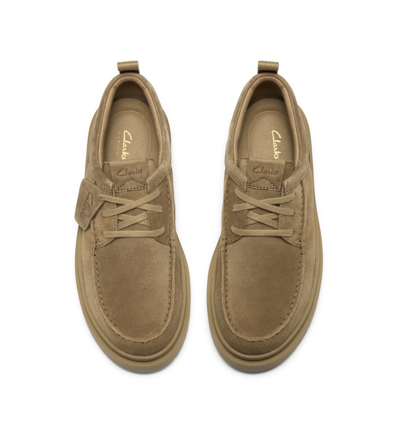 Clarks - Polden Moc Dark Sand Suede