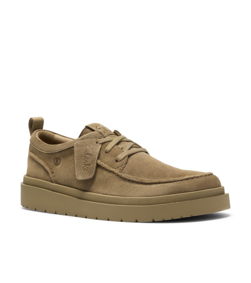 Clarks - Polden Moc Dark Sand Suede