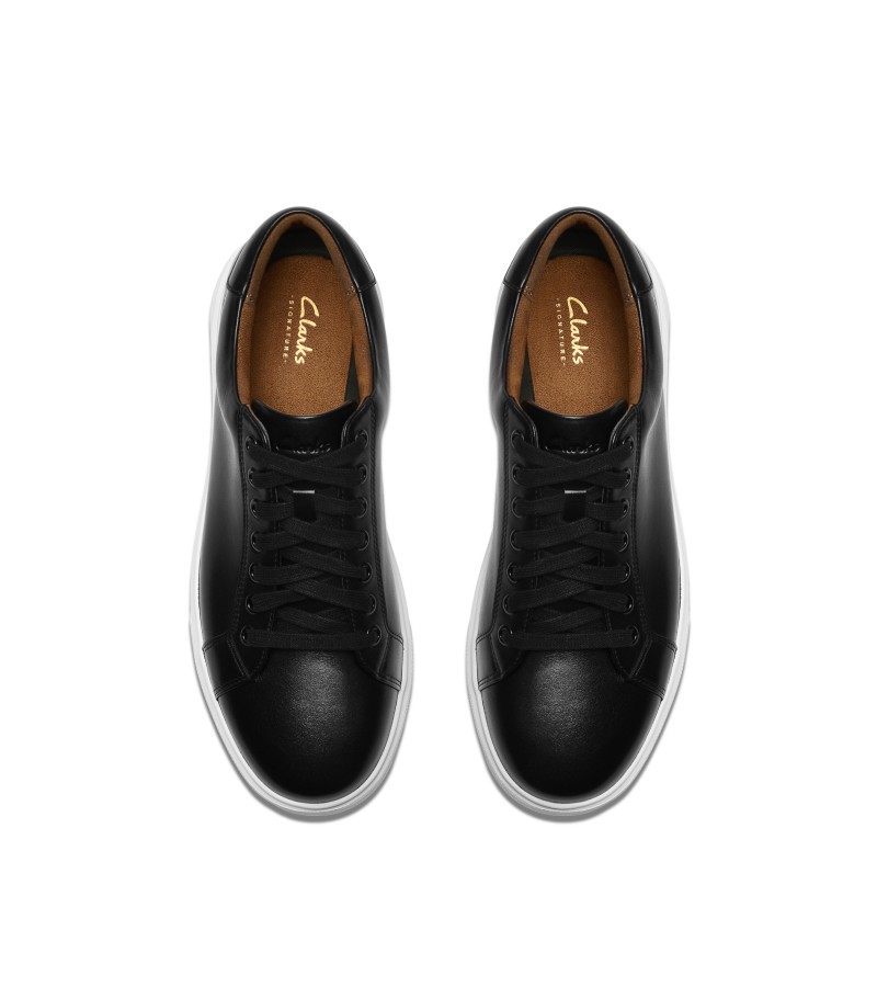 Clarks - Goswell Tie Black Leather