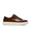 Clarks - Goswell Tie Tan Leather
