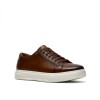 Clarks - Goswell Tie Tan Leather