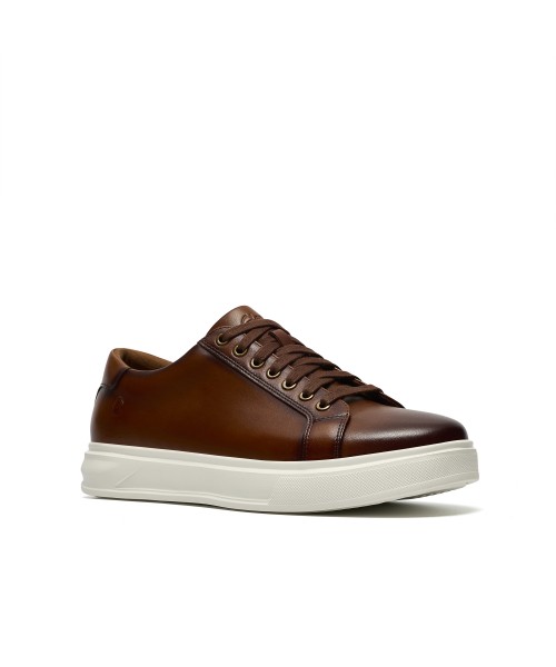Clarks - Goswell Tie Tan Leather