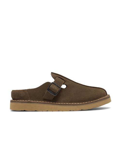 Clarks - Solsbury Mule Khaki Suede
