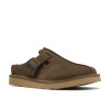 Clarks - Solsbury Mule Khaki Suede
