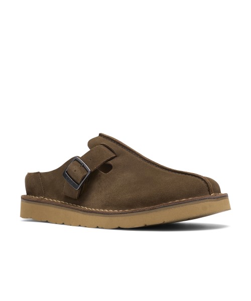 Clarks - Solsbury Mule Khaki Suede