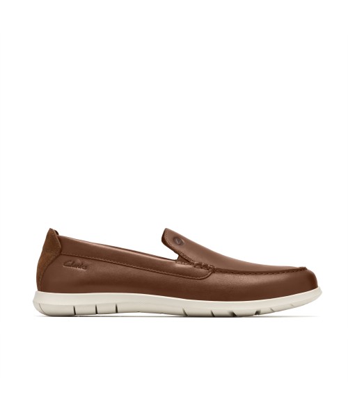 Clarks - Flexway Step Tan Leather