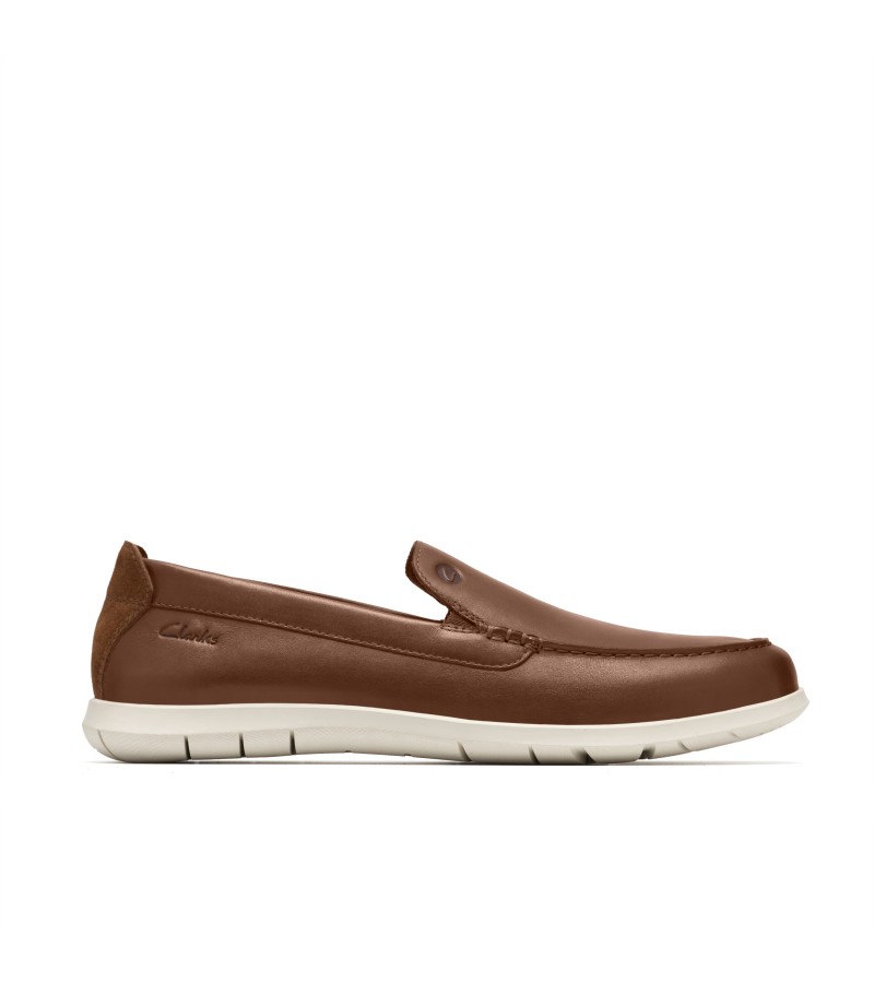 Clarks - Flexway Step Tan Leather