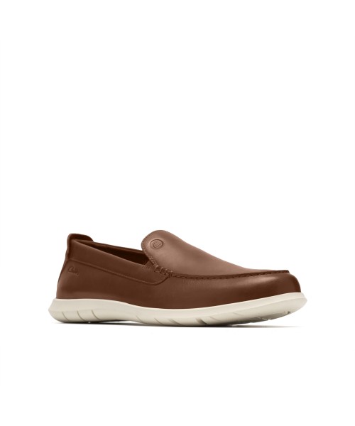 Clarks - Flexway Step Tan Leather