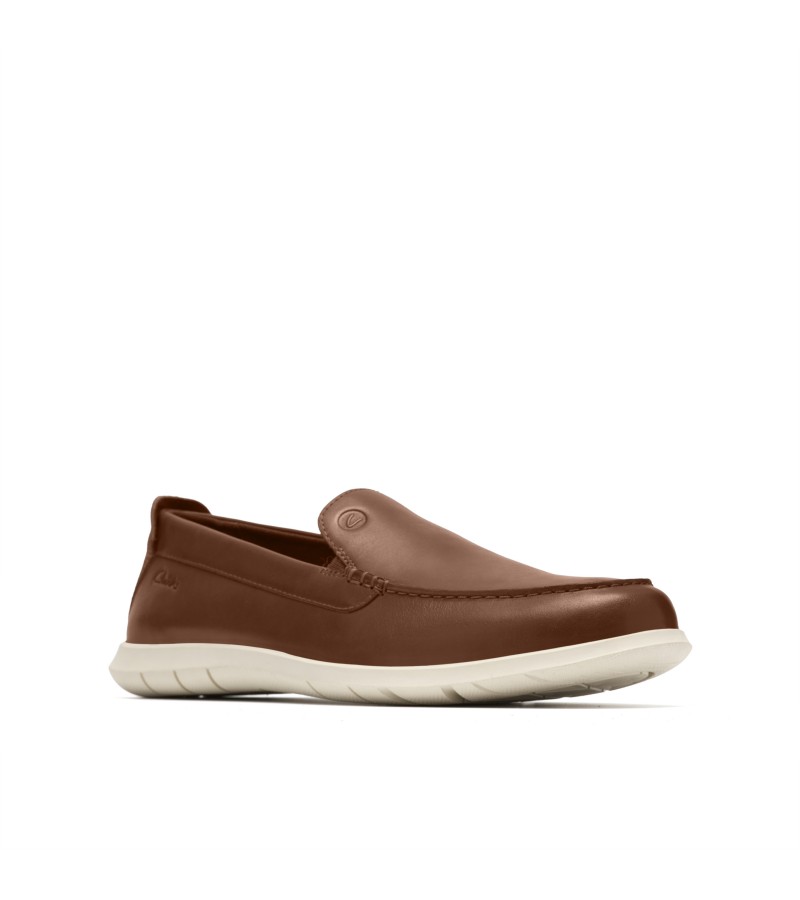 Clarks - Flexway Step Tan Leather