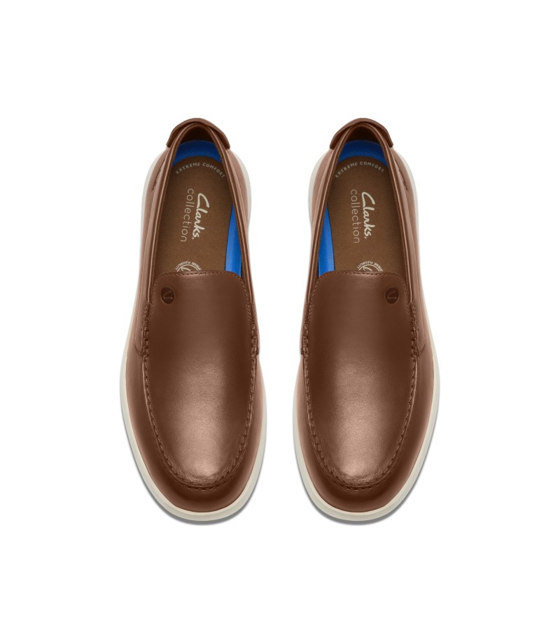 Clarks - Flexway Step Tan Leather