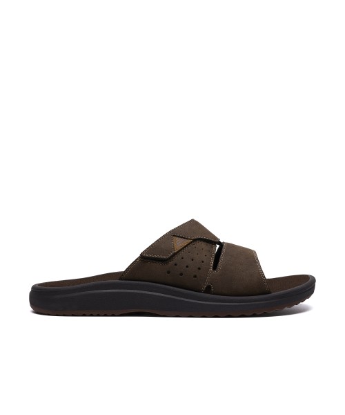 Clarks - Brinkley Slide Dark Brown