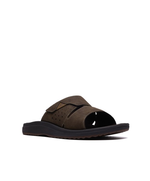 Clarks - Brinkley Slide Dark Brown