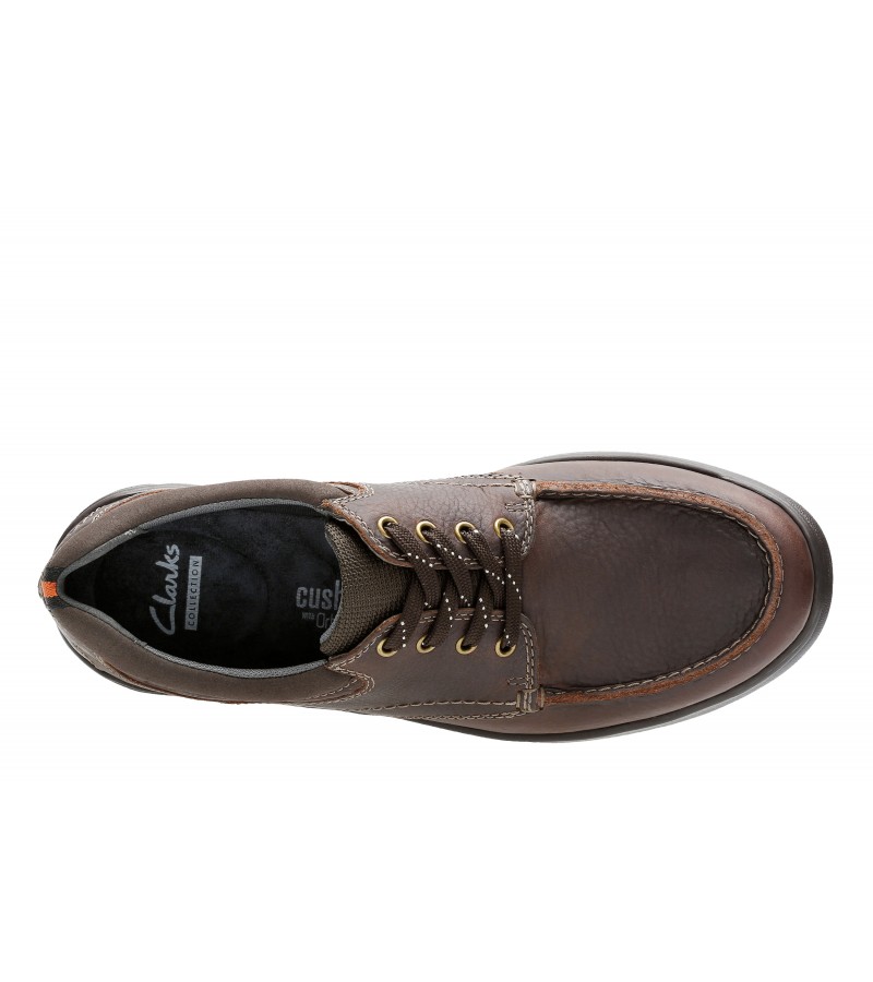 Clarks - Cotrell Edge Brown Oily Leather