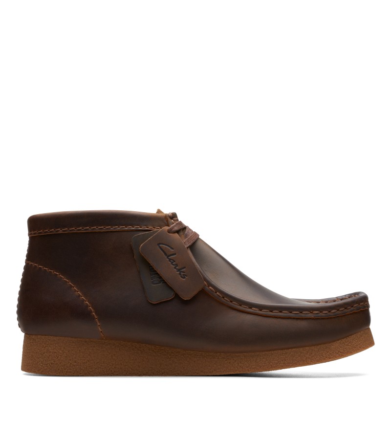 Clarks - WallabeeEVOBt Beeswax Leather