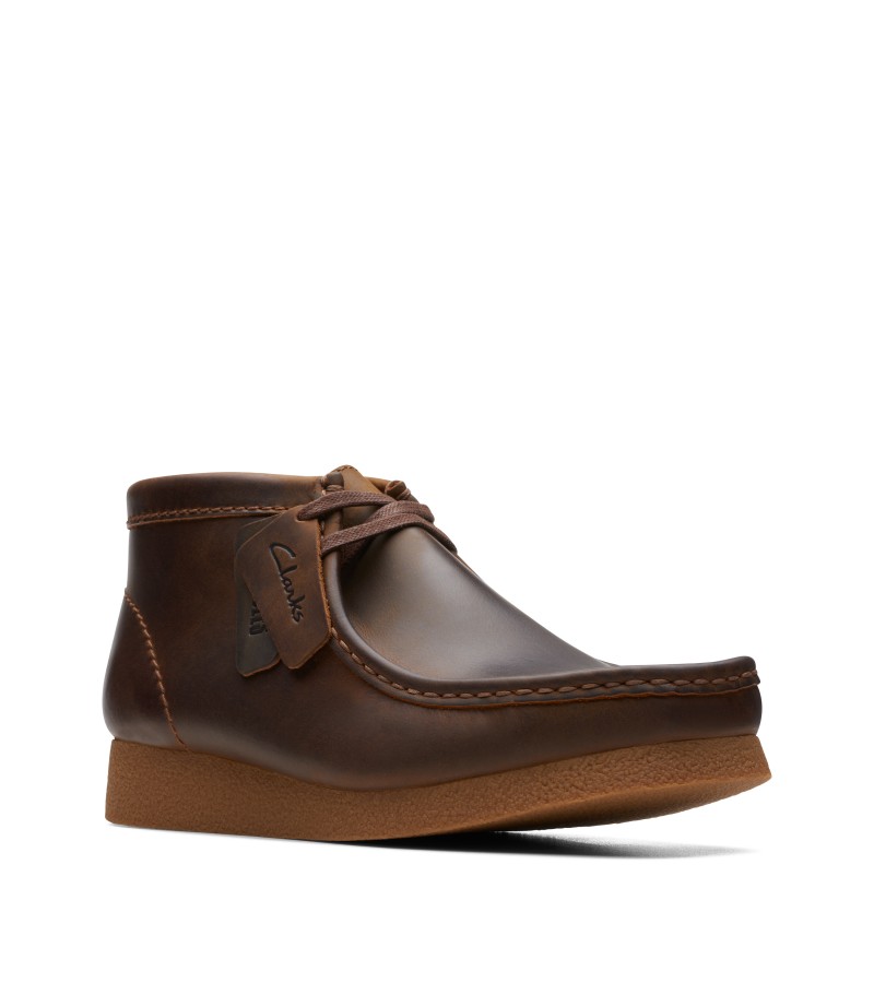 Clarks - WallabeeEVOBt Beeswax Leather