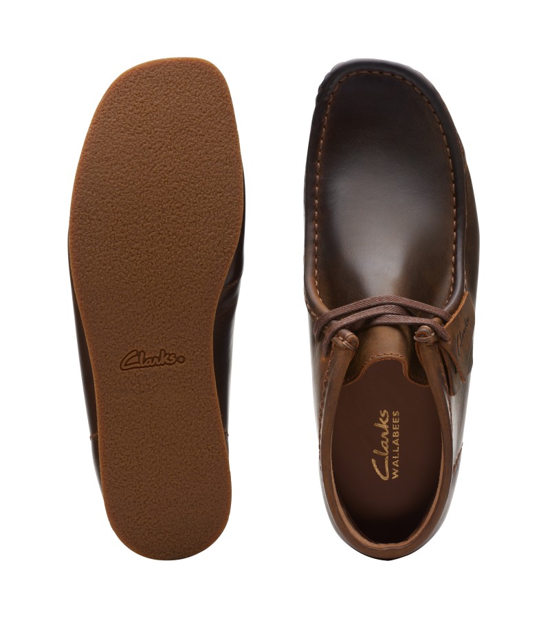 Clarks - WallabeeEVOBt Beeswax Leather