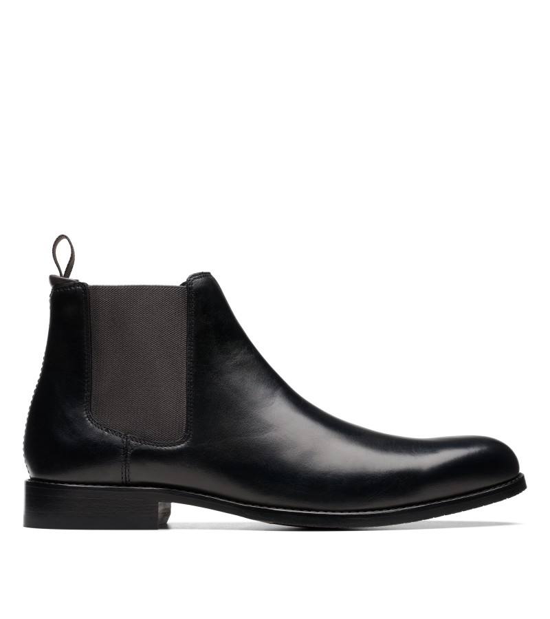 Clarks - Craft Arlo Top Black Leather