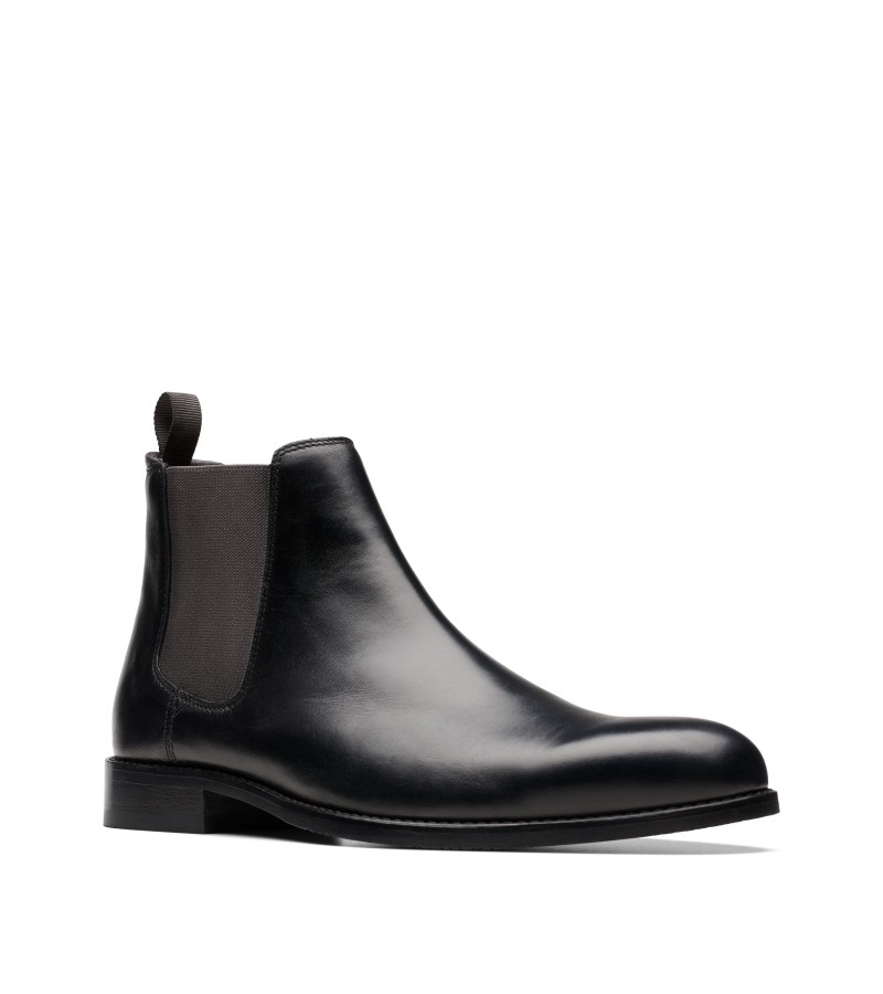 Clarks - Craft Arlo Top Black Leather