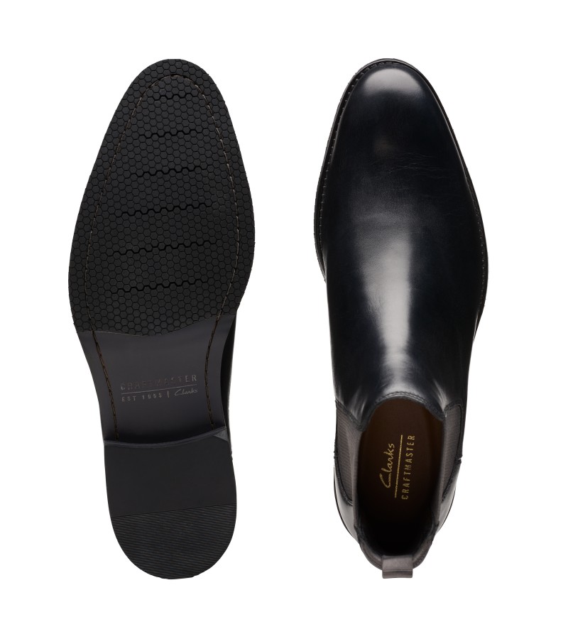 Clarks - Craft Arlo Top Black Leather