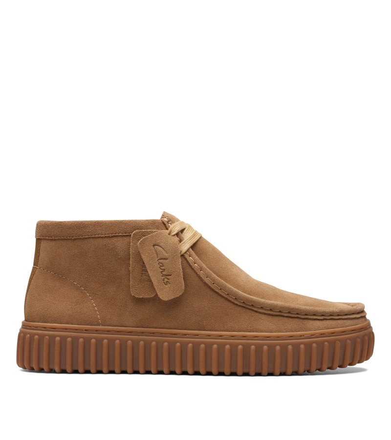 Clarks - Torhill Hi Dark Sand Suede