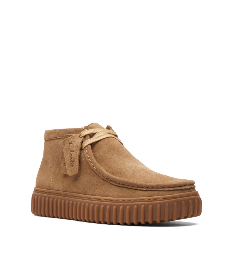 Clarks - Torhill Hi Dark Sand Suede