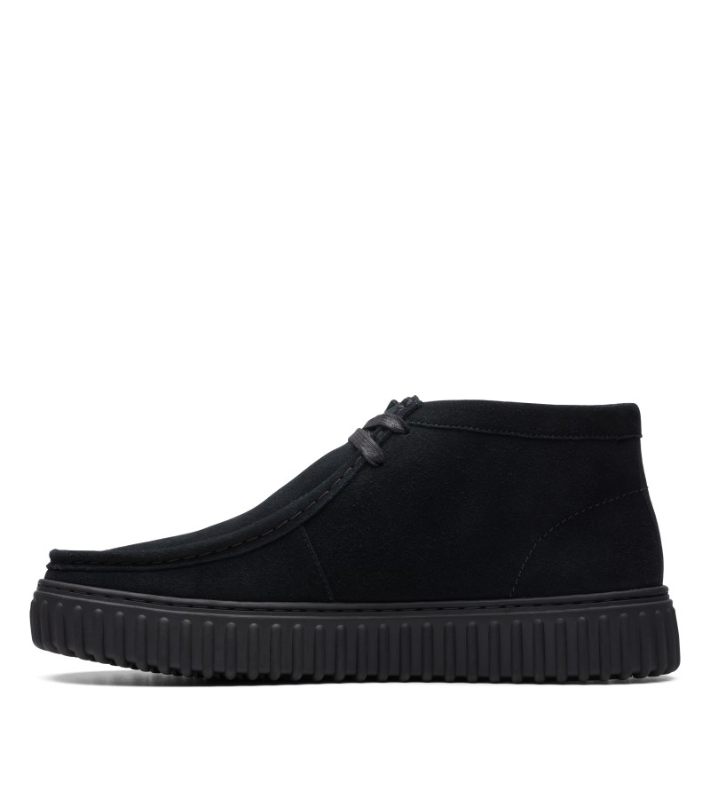 Clarks - Torhill Hi Black Suede