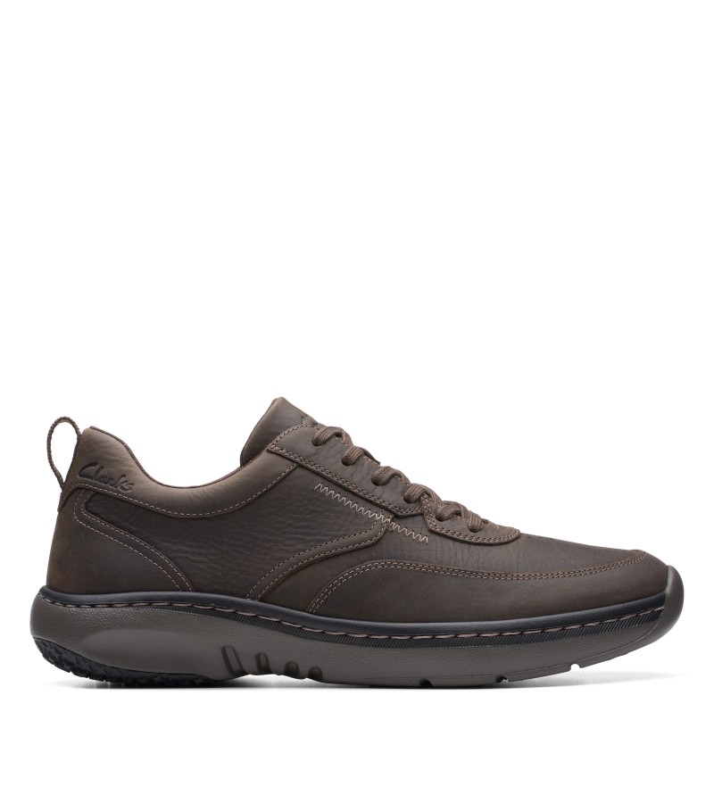 Clarks - ClarksPro Lace Dark Brown Tumbled Leather