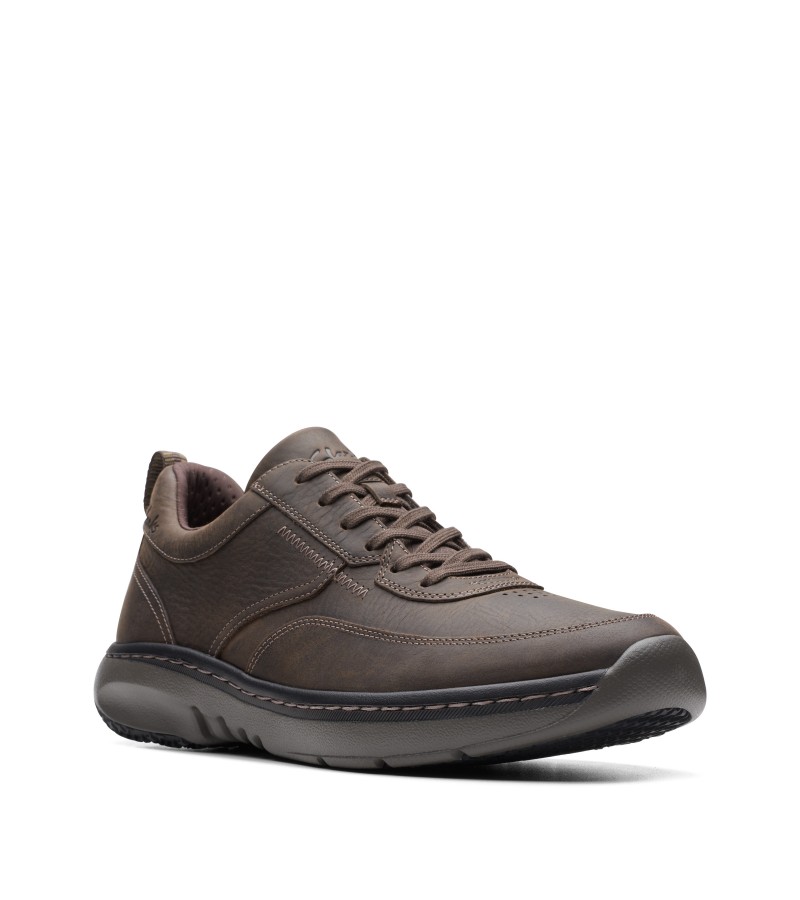 Clarks - ClarksPro Lace Dark Brown Tumbled Leather