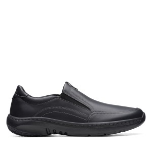 Clarks - ClarksPro Step Black Leather