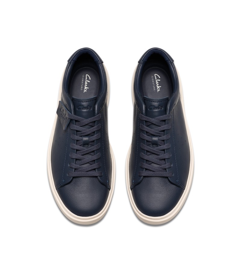 Clarks - Craft Swift Navy Leather