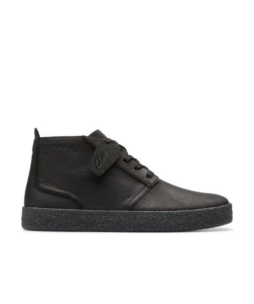Clarks - Streethill Mid Black Leather Clarks - Streethill Mid Black Leather