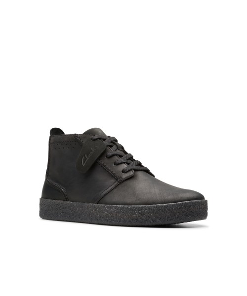 Clarks - Streethill Mid Black Leather Clarks - Streethill Mid Black Leather