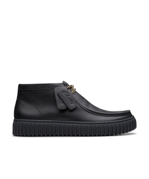 Clarks - Torhill Hi Black Leather Clarks - Torhill Hi Black Leather