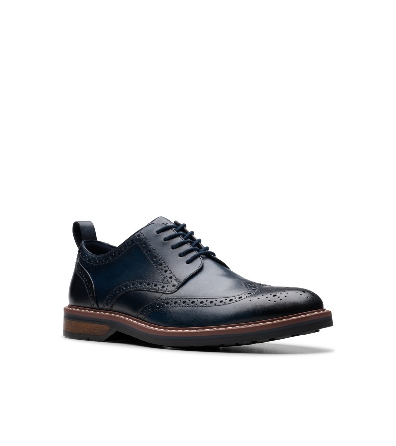 Clarks - Aldwin Limit Navy Leather