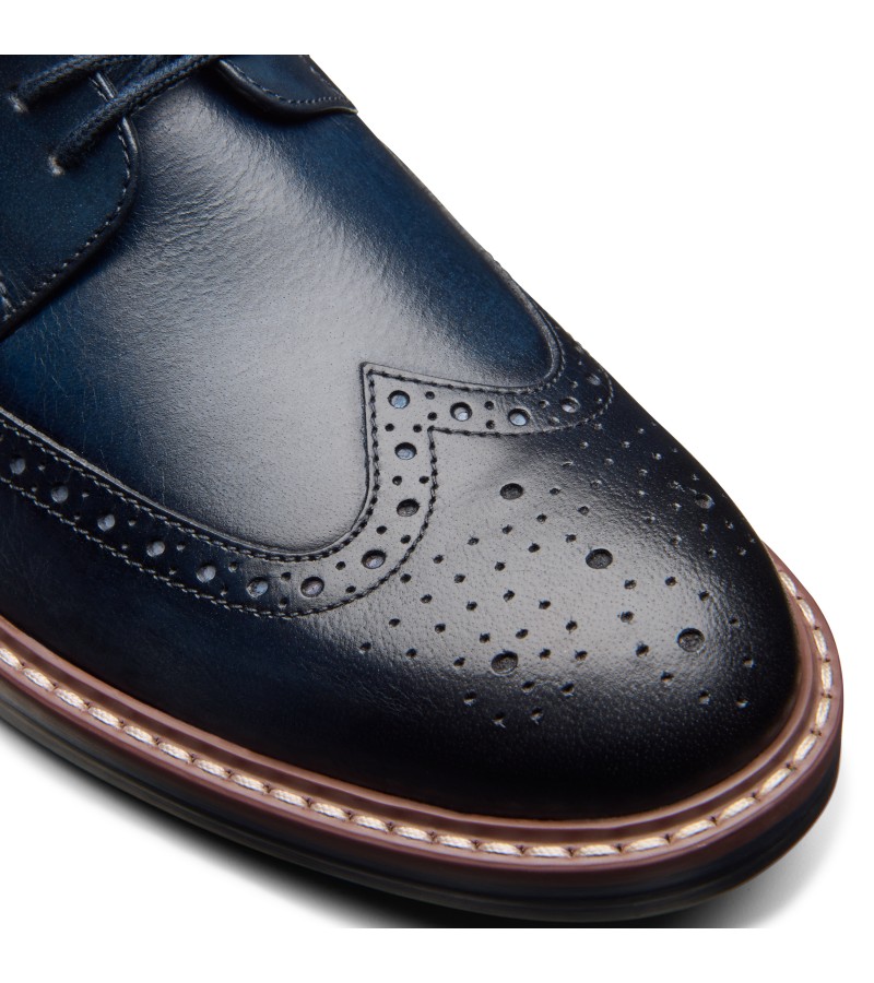 Clarks - Aldwin Limit Navy Leather