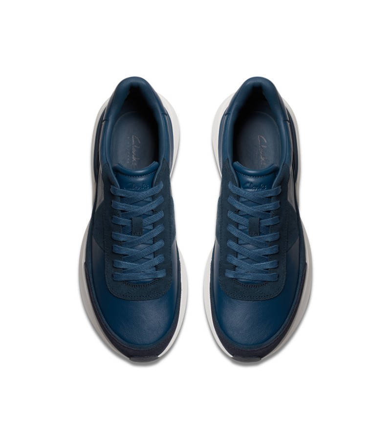 Clarks - Craft Pace Navy Leather