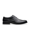Clarks - Craft James Tip Black Leather