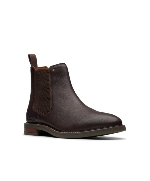 Clarks - Jaxen Easy Brown Tumbled Leather Clarks - Jaxen Easy Brown Tumbled Leather